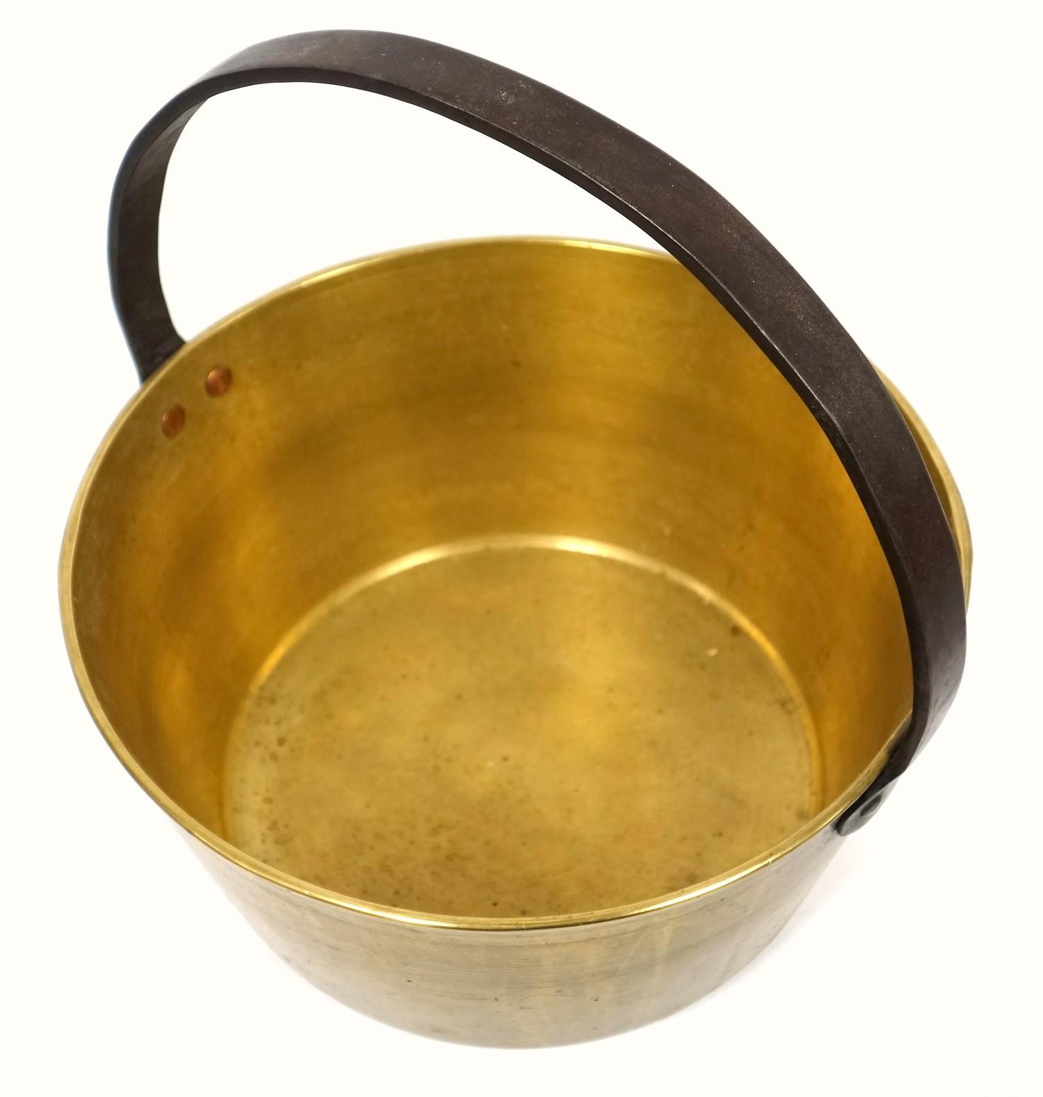Brass preserving pan, Dia. 33cm - Image 2 of 2