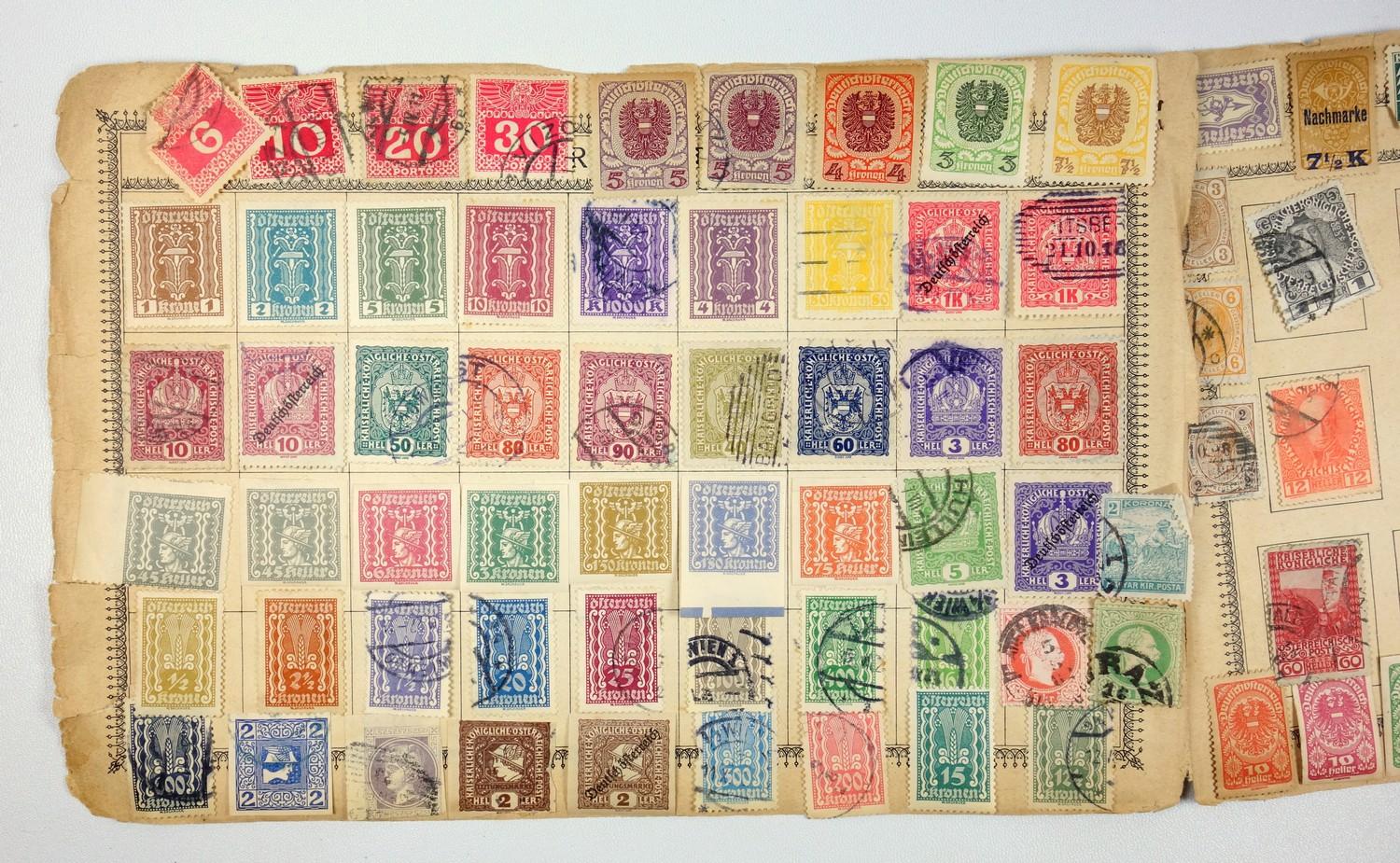 A large collection of stamps, contained in five albums and some loose examples, including a broad - Image 5 of 60