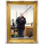 Victorian style gilt framed wall mirror , 80 x 110 cm