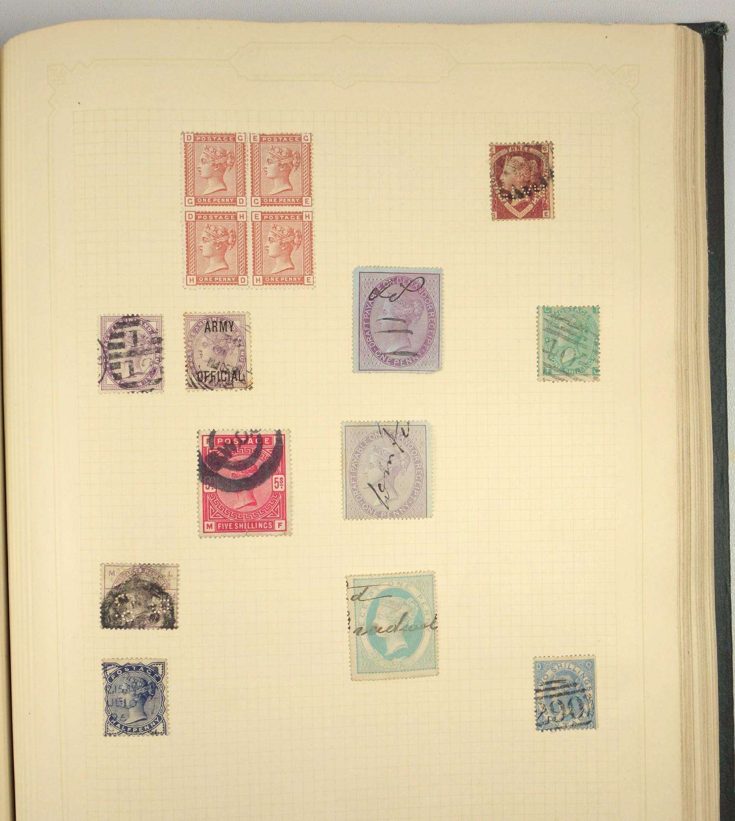 A large collection of stamps, contained in five albums and some loose examples, including a broad - Image 37 of 60