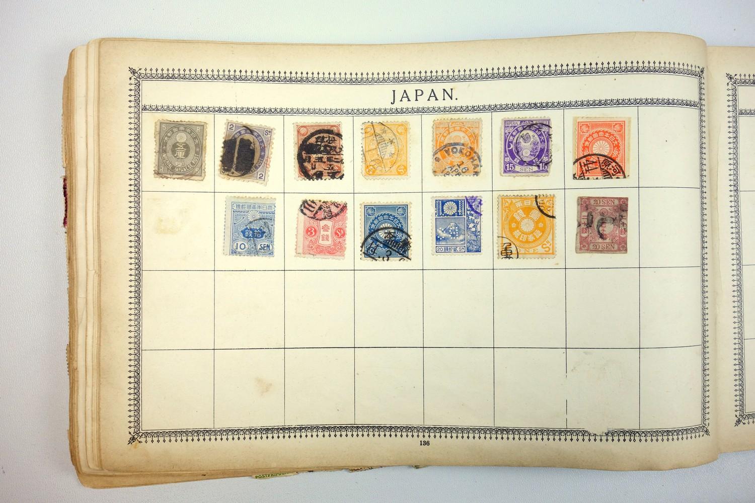 A large collection of stamps, contained in five albums and some loose examples, including a broad - Image 20 of 60