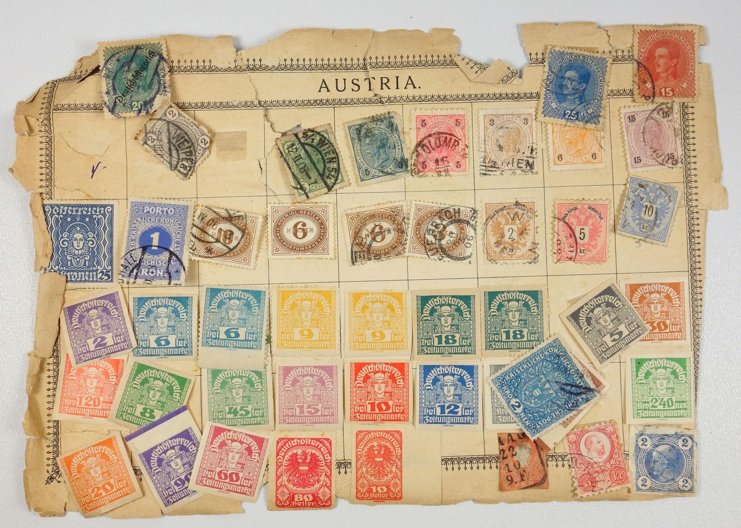 A large collection of stamps, contained in five albums and some loose examples, including a broad - Image 3 of 60