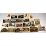 A group of over 200 postcards, including many early 20th century postcards and prints, Frith series