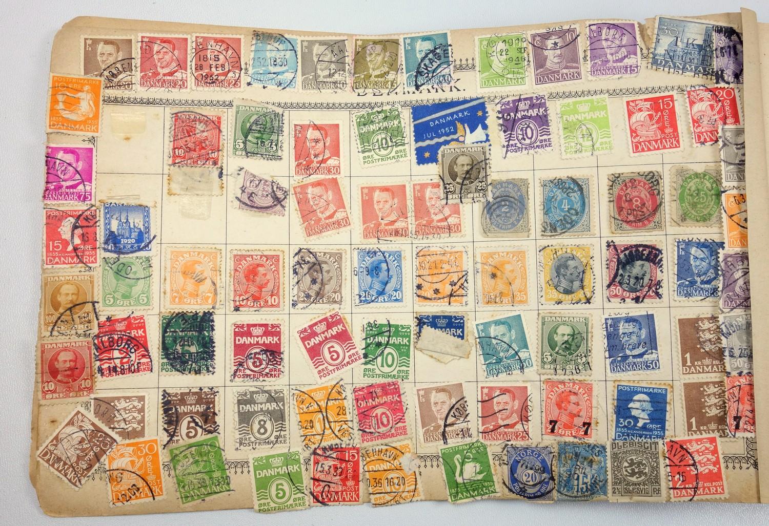 A large collection of stamps, contained in five albums and some loose examples, including a broad - Image 10 of 60