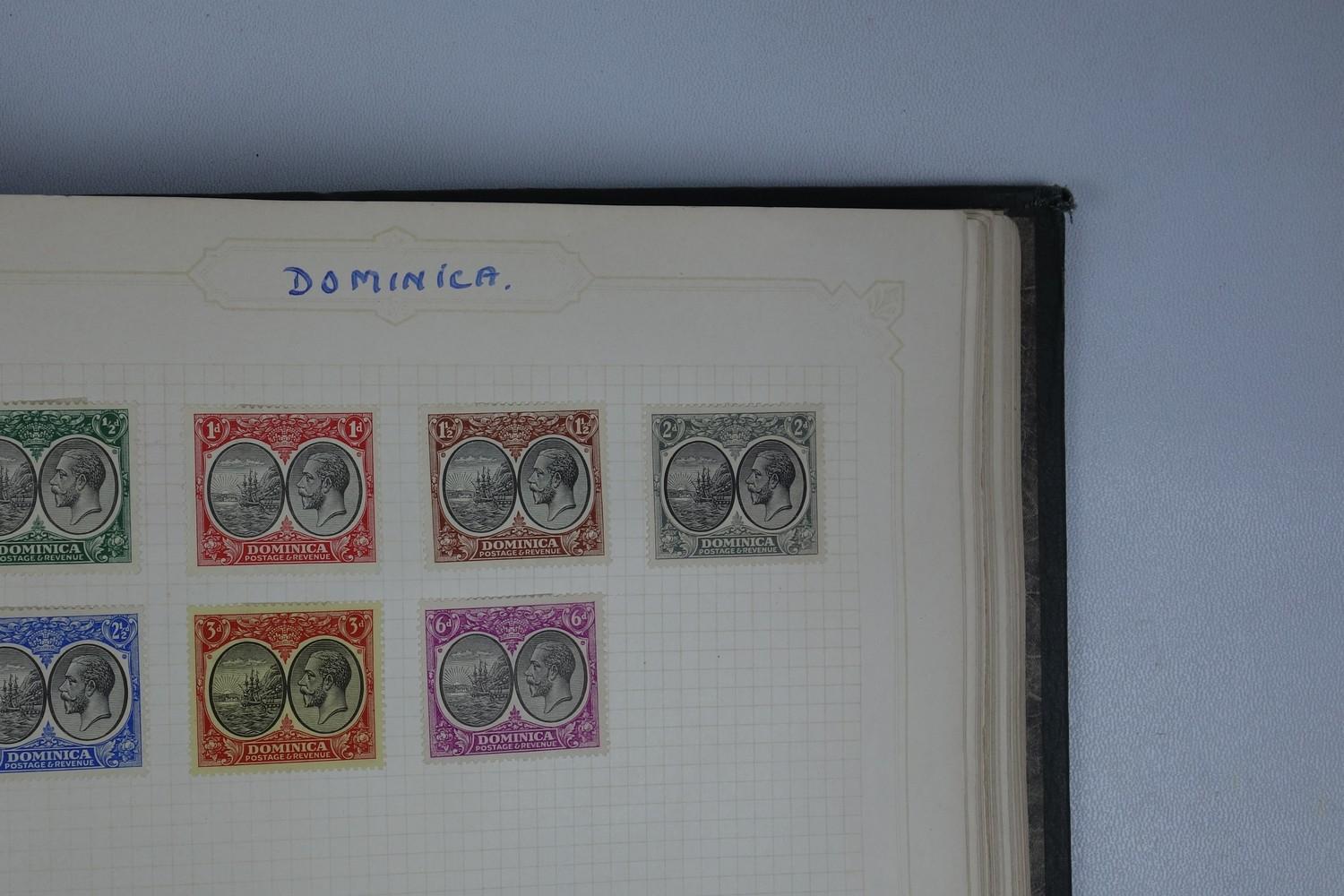 A large collection of stamps, contained in five albums and some loose examples, including a broad - Image 51 of 60