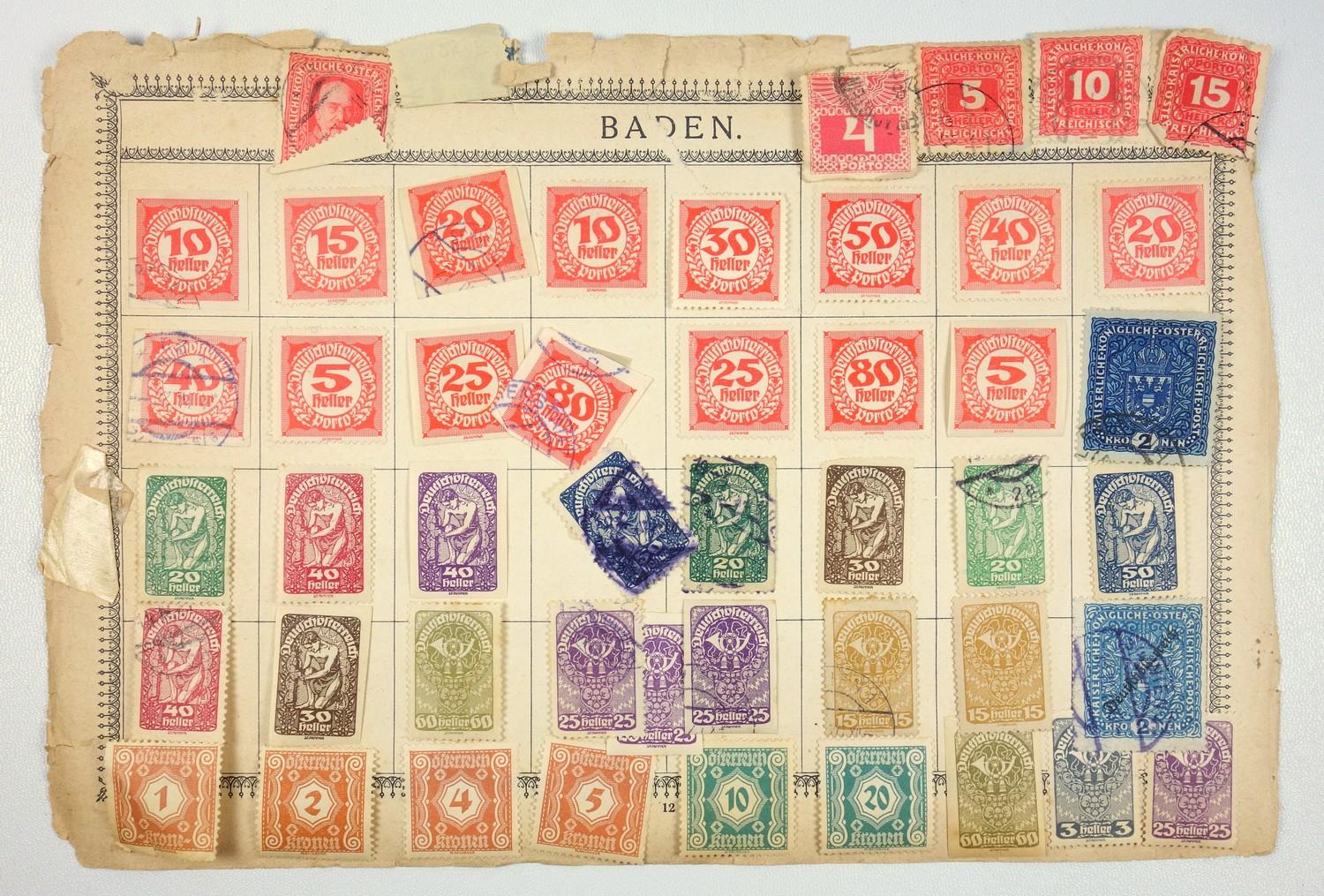 A large collection of stamps, contained in five albums and some loose examples, including a broad - Image 4 of 60