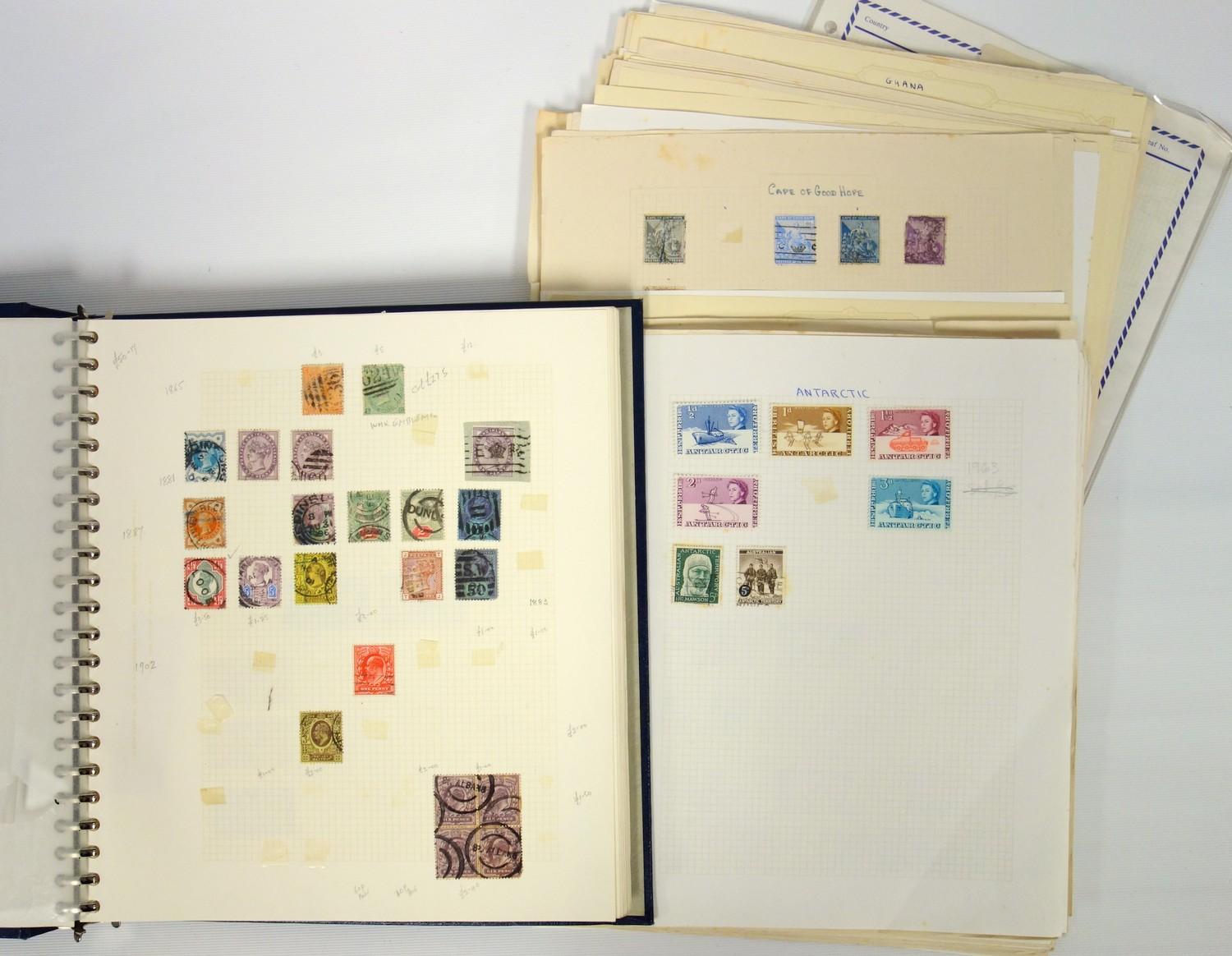 Collection of British stamps, album with 1960's stamps, over 100 first day covers, mainly Isle of - Image 28 of 29