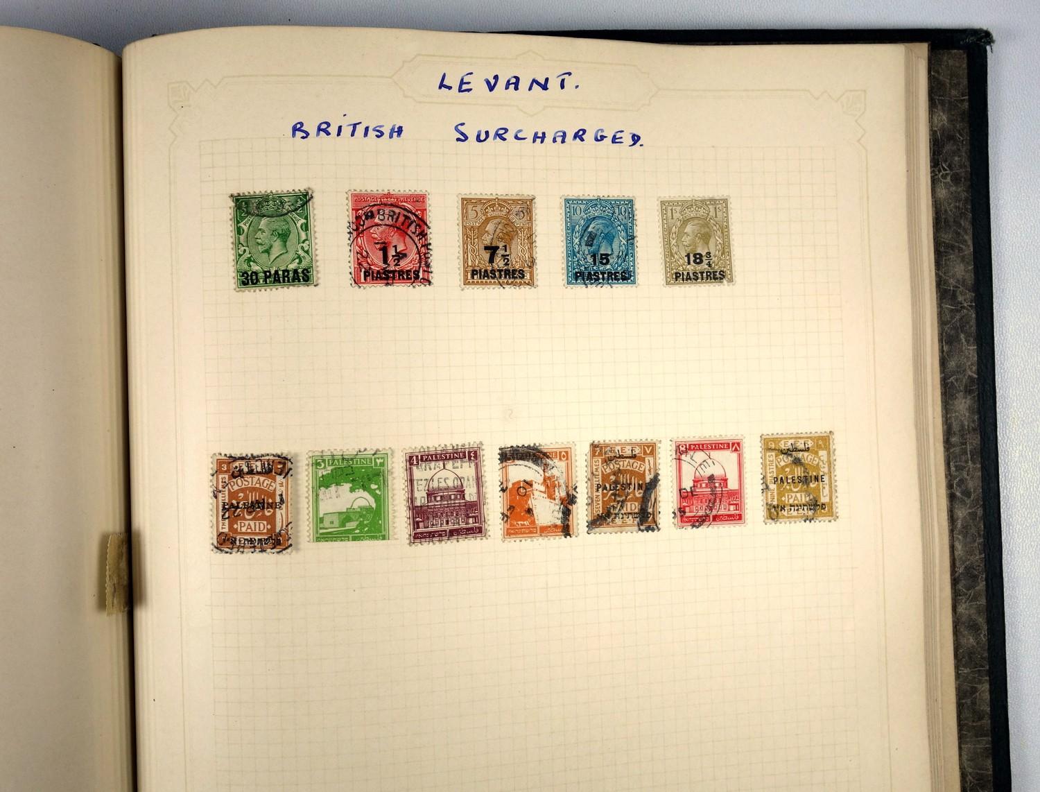 A large collection of stamps, contained in five albums and some loose examples, including a broad - Image 60 of 60
