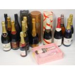 Millennium Champagne, Grand Cru Brut, Vintage 1995 in carton, Lanson Black Label 1760, brut nv,