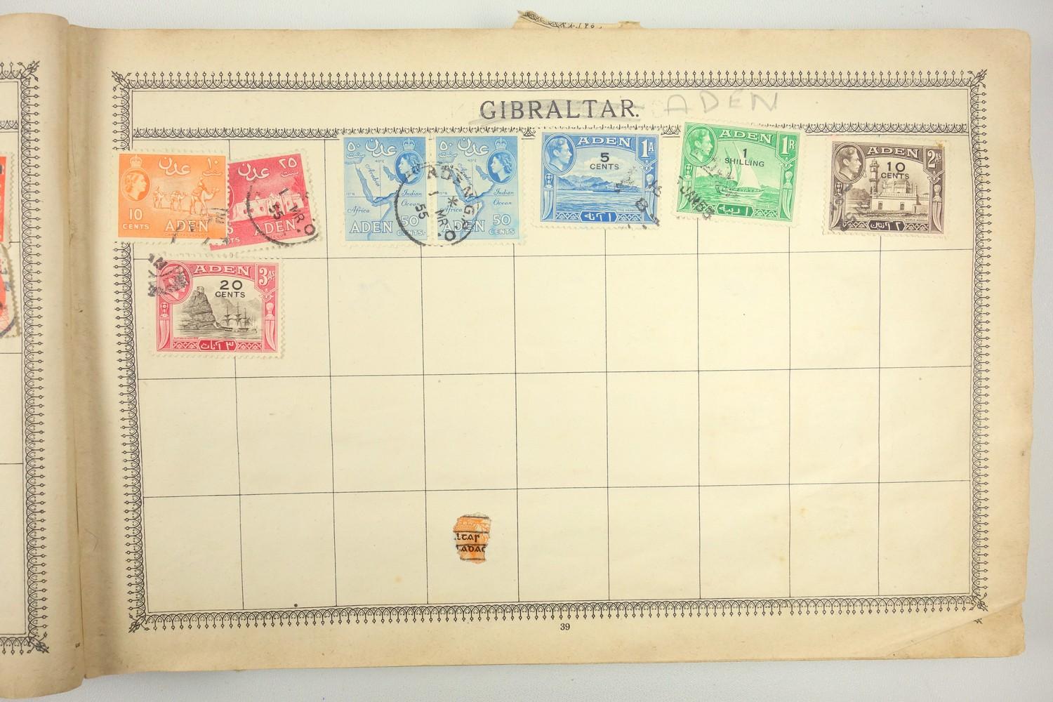 A large collection of stamps, contained in five albums and some loose examples, including a broad - Image 15 of 60