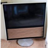 Bang and Olufsen Beo Vision television, 96 cm wide, with remote. Type No.: 8830, Serial No.:27660659