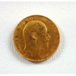 Edward VII gold Sovereign 1910