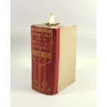 Mrs Beeton's Book of Household Management, New Edn. with advertisements, red spine with gilt
