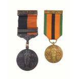 An important pair of Irish War of Independence medals. Cogad Na Saoirse, General Service Medal