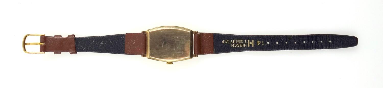 Vintage gold watch by J W Benson, London, 9 ct - Bild 3 aus 4