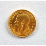 George V gold Sovereign 1913