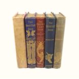 The Fairy Book series, Andrew Lang, five volumes, The Grey Fairy Book, 1900, 1st Edn., The brown