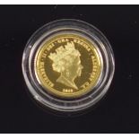 Elizabeth II Hattons of London ¼ sovereign, 2019, boxed