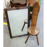 Studio of Art and Antiquity, Torbay, Devon, beech Nightingale chair with carved floral decoration,