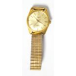 18 k gold gentlemans Longines Conquest automatic wristwatch (working when catalogued), 4 other