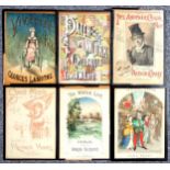 10 Victorian music score covers including 'Vivacite Polka', all glazed, 35 x 25cm approx. (10)