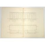 Railwayana ? Five folding double plates (37 x 53.5cm) from Daniel Kinnear Clark?s Railway Machinery,