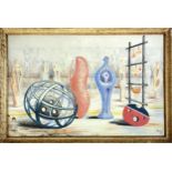 After Henry Moore (1898-1986), 'Sculptural Objects', 1949, coloured lithograph, published by