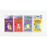 Pokémon TCG Base Set 2 Booster Packs? Pidgeot, Raichu, Gyarados and Mewtwo, sealed in original