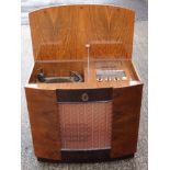Ultra ARG 920 walnut radiogram with 3 wavebands and a Garrard RC 80 M 3 speed deck with a