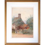 H Tunaley, ?At the close of Day?, watercolour, signed and dated 1931, 36cm 29cm, together with a