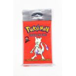 Pokémon TCG Base Set 2 Booster Pack - Mewtwo, sealed in original packaging. From a box of 72