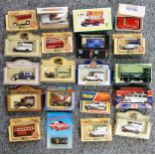 A large quantity of boxed die cast toys to include Vanguards, Corgi, Matchbox, Lledo (Days Gone),