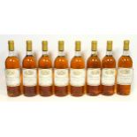 8 bottles Chateau du Coy, Sauternes 1983: Condition report ? 5 labels torn, 1 label loose from