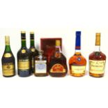 A mixed lot of spirits to include, 1 litre Glenfiddich special reserve single malt, in tube,