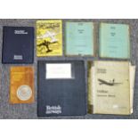 Flying Interest ? 3 Commercial flight log books, circa 1951-1980 with detailed entries, a Ministry