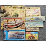 A large quantity of Airfix models to include BHC SR N4 Hovercraft, Coastal Defence Assault set,