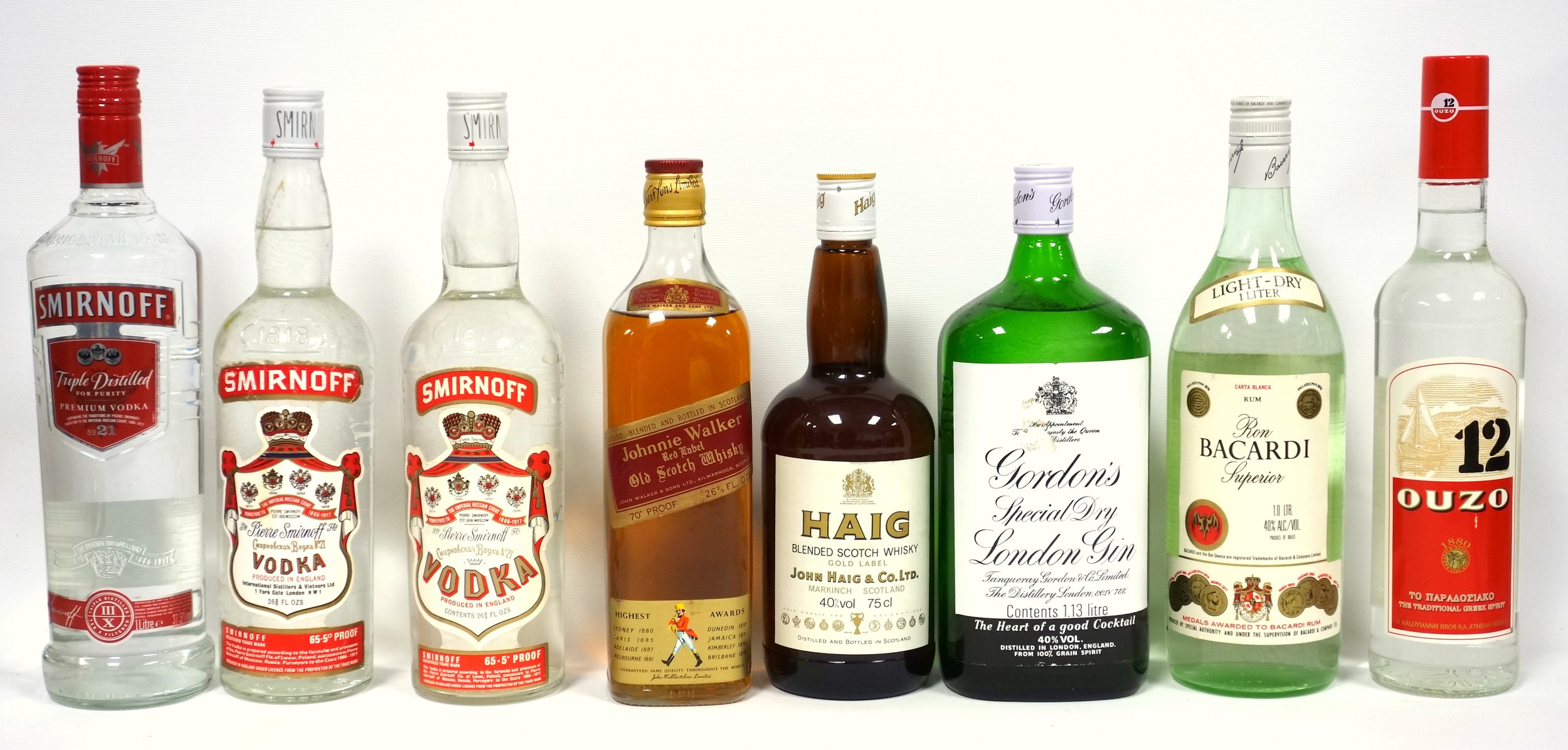 15 bottles of assorted spirits to include 2 x Smirnoff, 1 litre Gordons Gin, 1 litre Smirnoff, 1 - Image 3 of 3