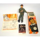 An Action Man Talking Commander figure, catalogue number 34009 with realistic hair, in original