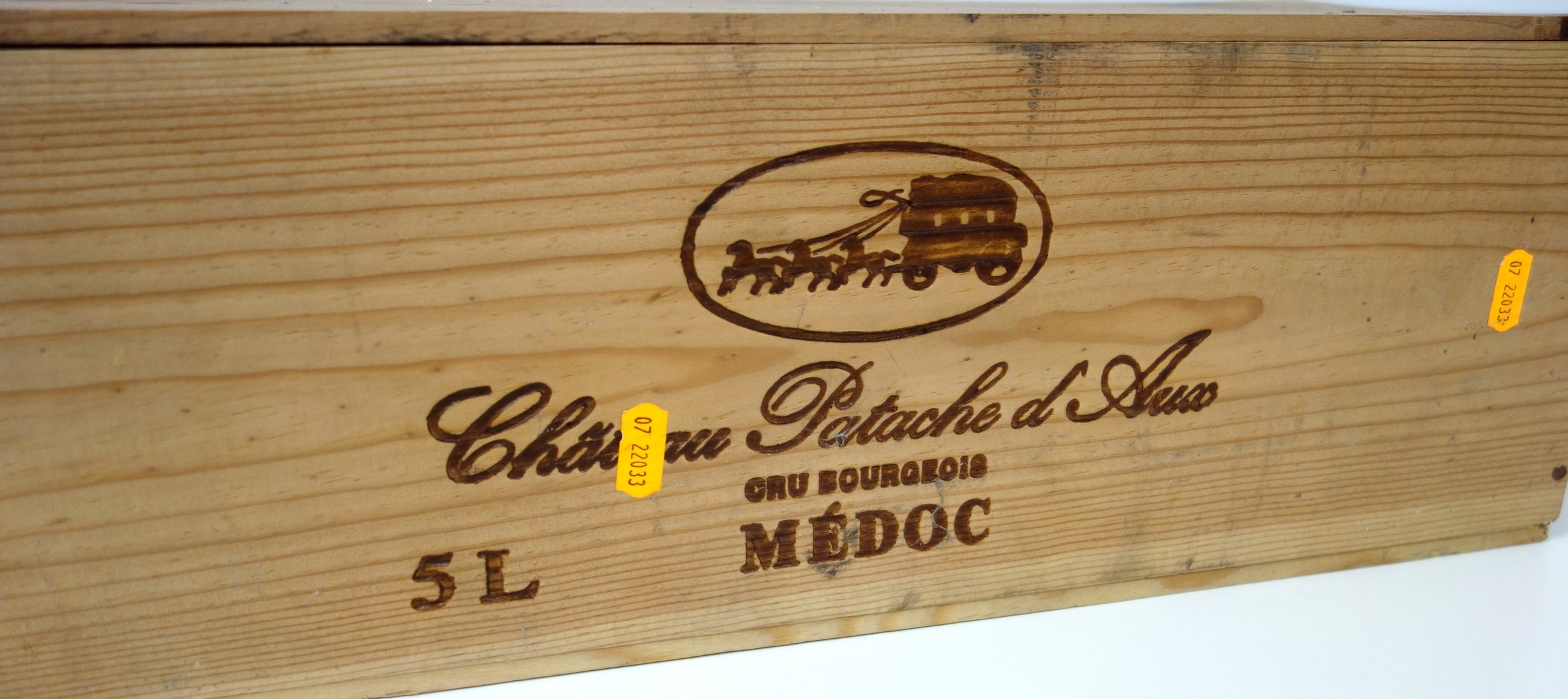 1 x 5 litre bottle Chateau Patache D'Aux, Cru Bourgeois, Medoc 2003, in OWC