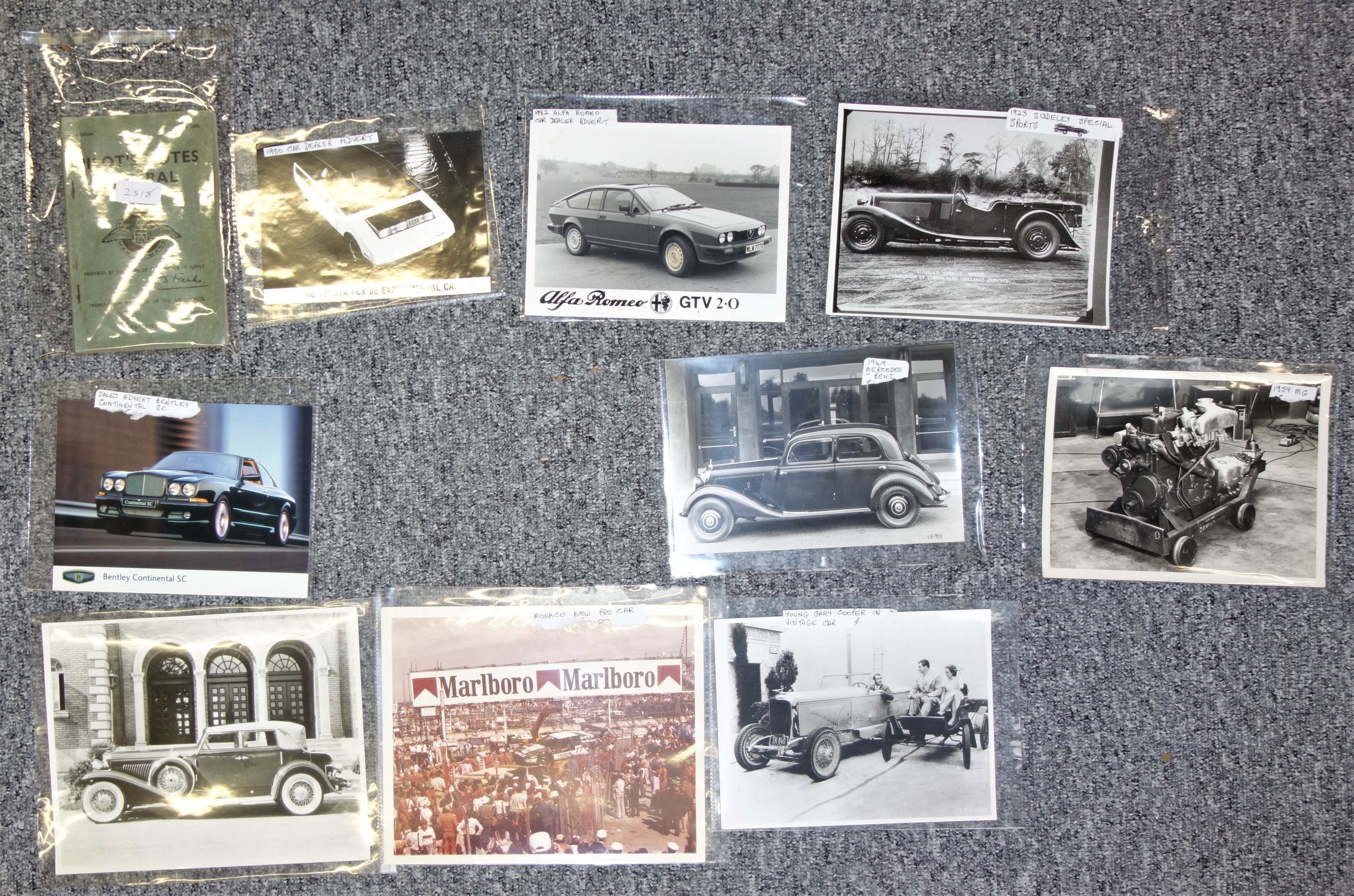 Album with 2 postcards and postcards and photos of London and other buses, other postcards, - Image 7 of 13