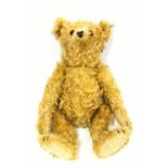 Steiff replica 1904 golden plush bear with articulated limbs, no. 2200 of a limited edition, H 48cm