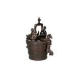 A Nuremberg nested cup-weight, 16 pound for The Netherlands, 17th century. Master sign 'arrow and