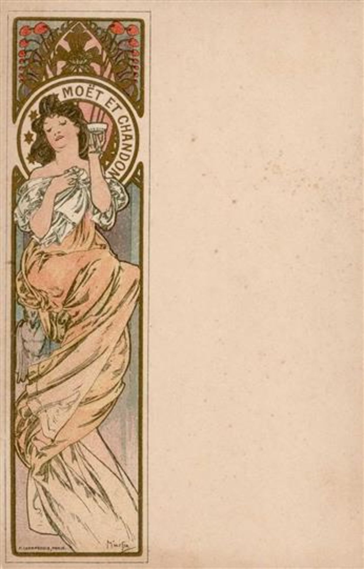 Mucha, Alfons Moet et Chandon Jugendstil I-II (keine Ak-Einteilung)