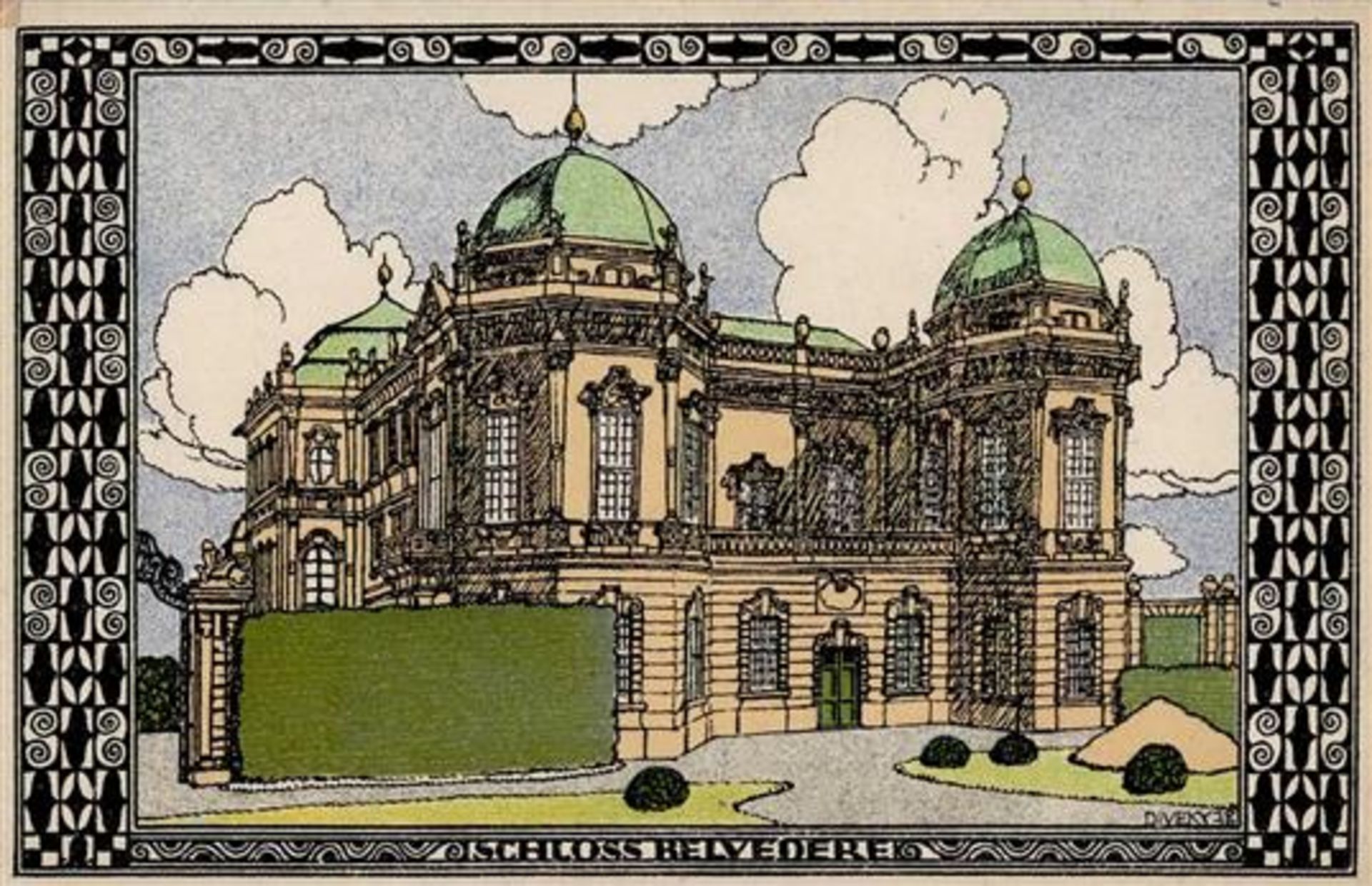 Wiener Werkstätte 317 Diveky, Josef Belvedere Palace I-