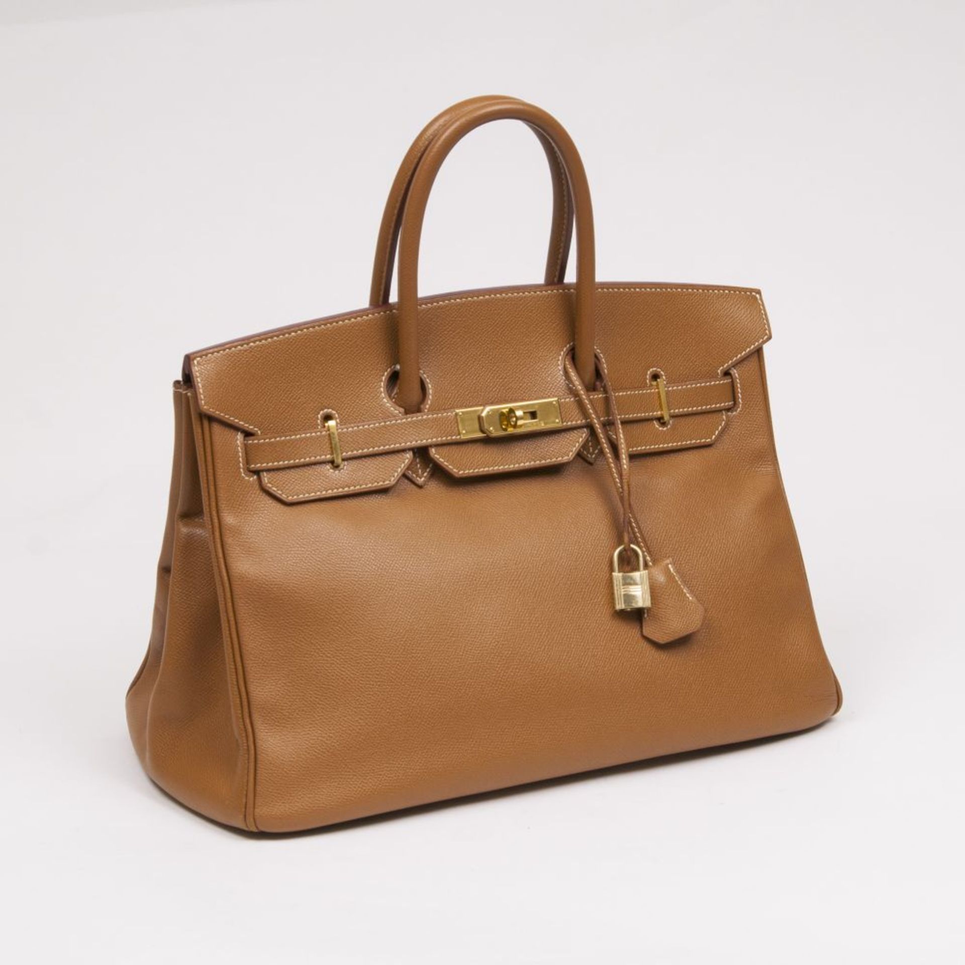 Hermès. Birkin Bag 35 Gold Epsom.