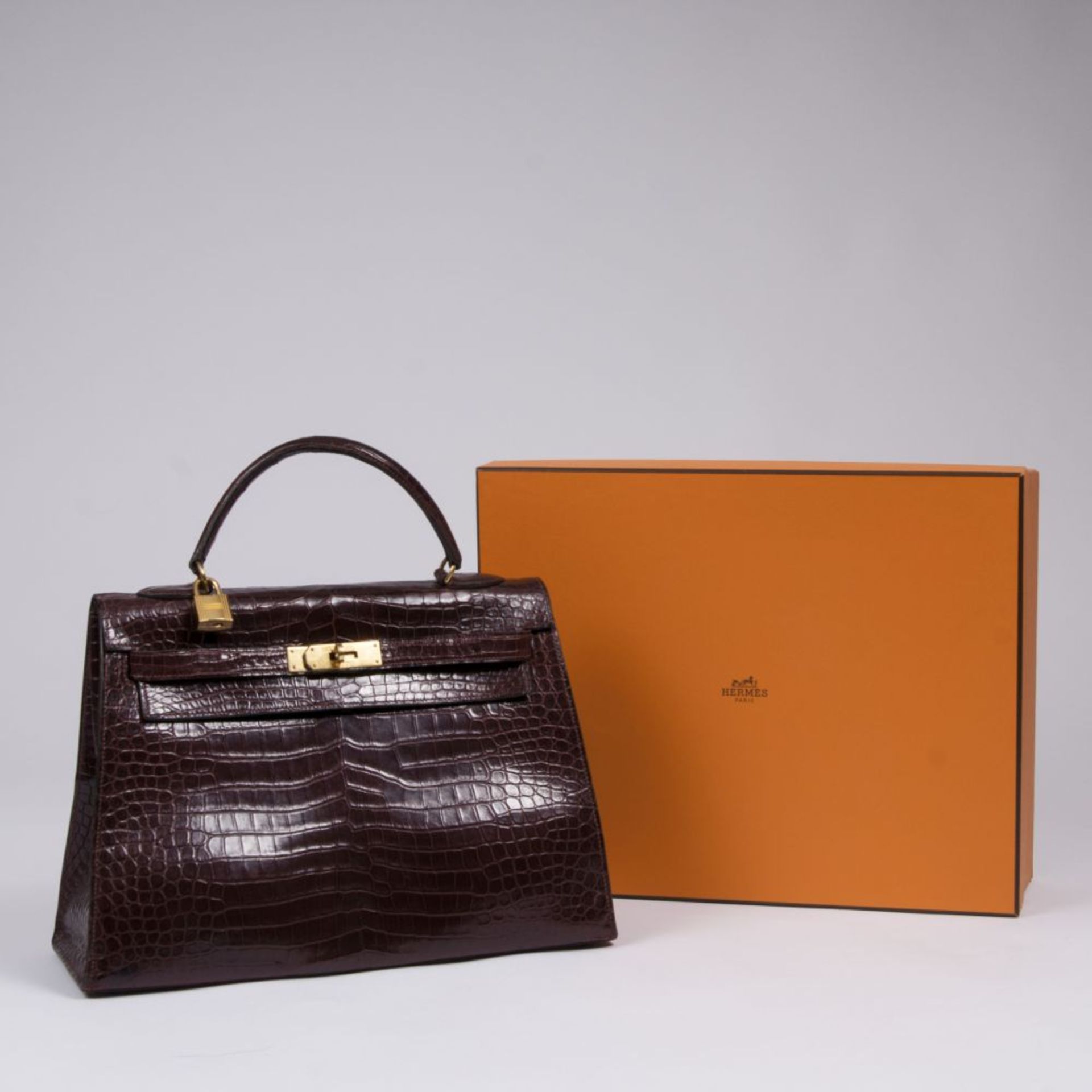 Hermès. Kelly Bag 32 Croco. - Image 2 of 2