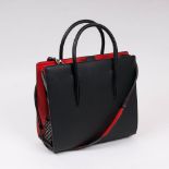 Christian Louboutin. Paloma S Bag Schwarz mit Nieten.