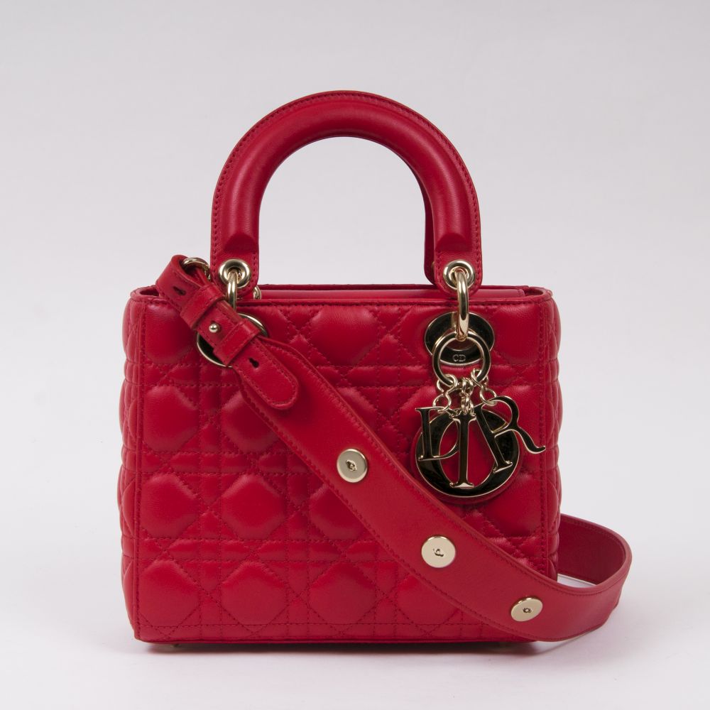 Christian Dior. Lady Dior My ABC Dior Bag Rot.