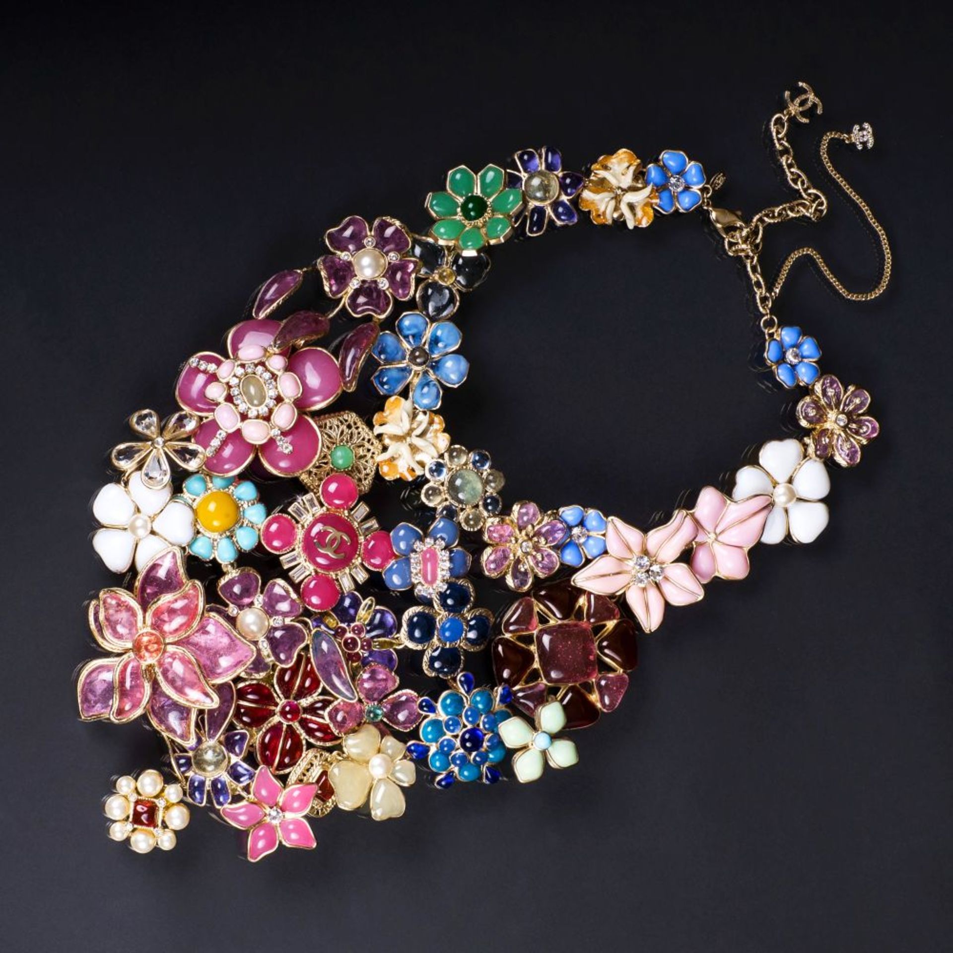 Chanel. Maison Gripoix Blüten-Collier.