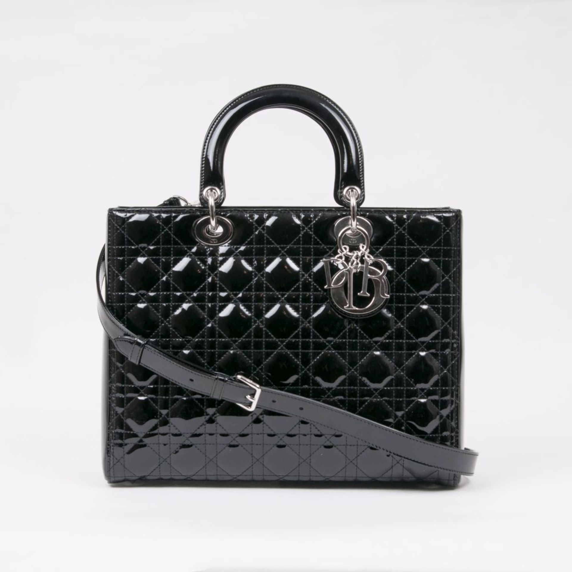 Christian Dior. Lady Dior Bag Black.